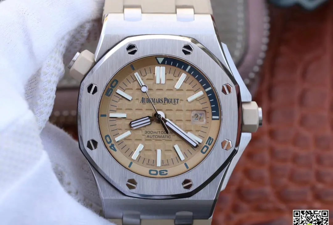 Audemars Piguet Royal Oak Offshore 15710ST.OO.A085CA.01 JF Factory 1:1 Best Edition Replica Watch Silver Strap